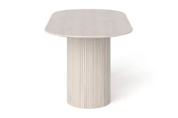 Kopparbo spisebord ovalt 180x90 cm finer - Hvidbejdset eg - Møbler - Borde - Spisebord og køkkenbord