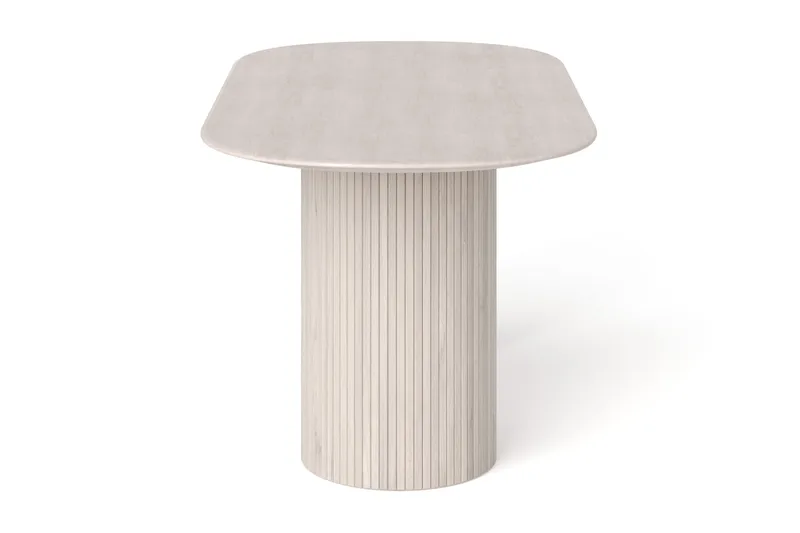 Kopparbo spisebord ovalt 180x90 cm finer - Hvidbejdset eg - Møbler - Borde - Spisebord og køkkenbord