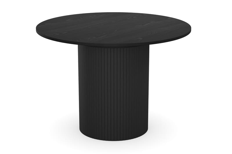 Kopparbo Spisebord Rundt 106-156 cm - Sort Træ - Møbler - Borde - Spisebord og køkkenbord