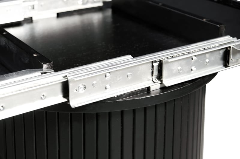 Kopparbo Spisebord Rundt 106-156 cm - Sort Træ - Møbler - Borde - Spisebord og køkkenbord