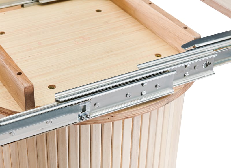 Kopparbo Spisebord Rundt 130cm - Lyst hvidglaseret egetræ - Spisebord og køkkenbord