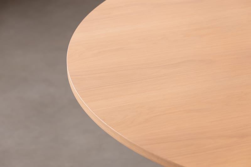 Kopparbo Spisebordssæt 130 cm Rund inkl 4 Daye Stole - Beige / hvid - Spisebordssæt