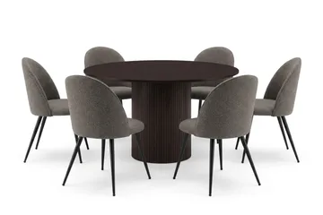 130 cm - Sortlaseret eg