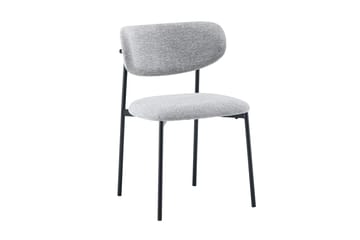 Kopparbo Spisebordssæt rundt 110 cm med 4 Lucy spisebordsstole - Valnød - Møbler - Borde - Spisebordssæt
