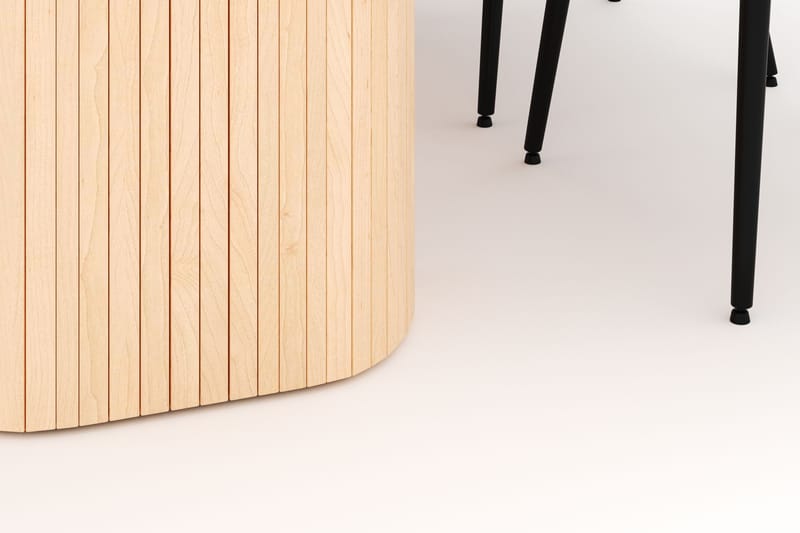 Kopparbo Spisegruppe 200x90cm med 6 Alsarp Spisestole - Nature - Møbler - Borde - Spisebordssæt