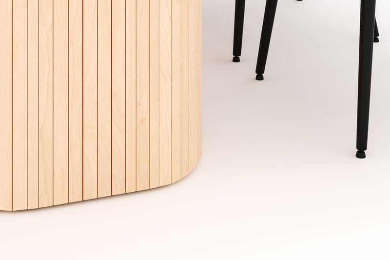 Kopparbo Spisegruppe 200x90cm med 6 Alsarp Spisestole - Nature - Møbler - Borde - Spisebordssæt