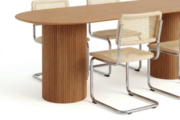 Kopparbo spisegruppe oval 180 cm eg med 6 Build-spisebordsstole - Eg - Møbler - Borde - Spisebordssæt