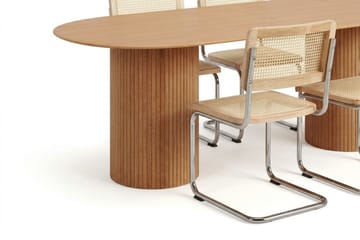 Kopparbo spisegruppe oval 220 cm eg med 6 Build-spisebordsstole - Eg - Møbler - Borde - Spisebordssæt