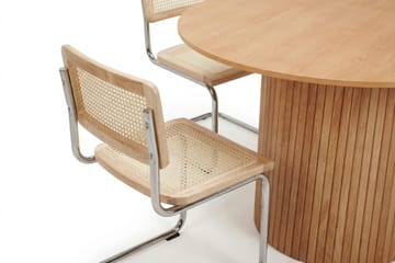 Kopparbo spisegruppe rund 110 cm eg med 4 Build-spisebordsstole - Eg - Møbler - Borde - Spisebordssæt