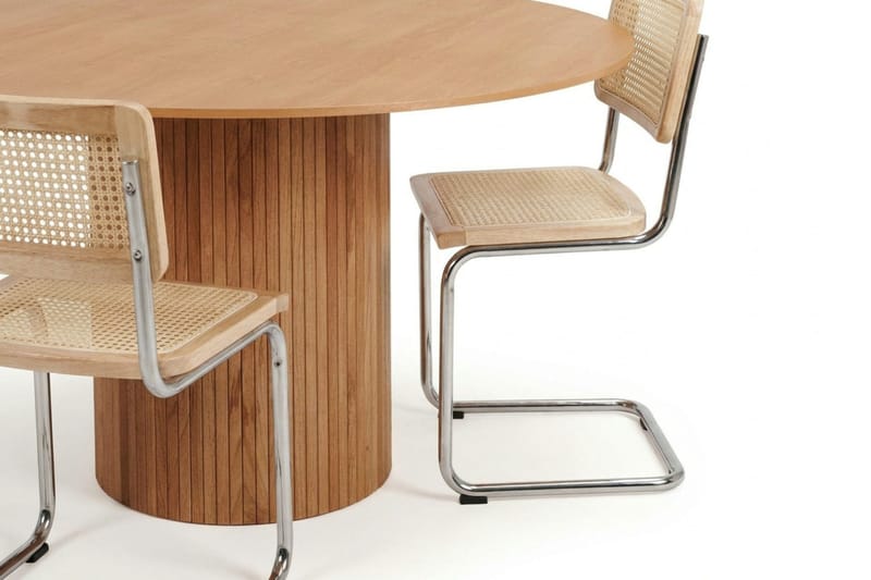 Kopparbo spisegruppe rund 150 cm eg med 6 Build spisestole - Eg - Møbler - Borde - Spisebordssæt
