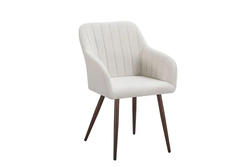 Kopparbo spisegruppe rund 180 cm valnød med 8 Filippa spisestole - Valnød - Møbler - Borde - Spisebordssæt
