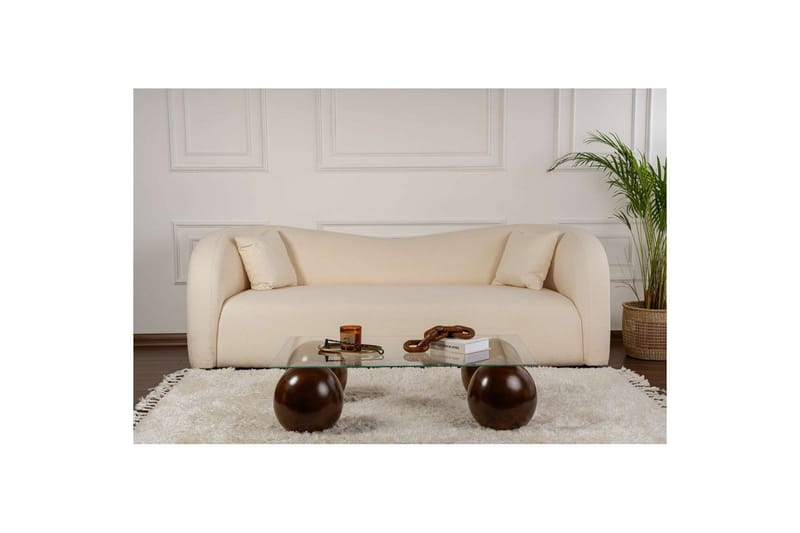 Koushik Sofabord 110 cm - Sand - Møbler - Borde - Sofabord