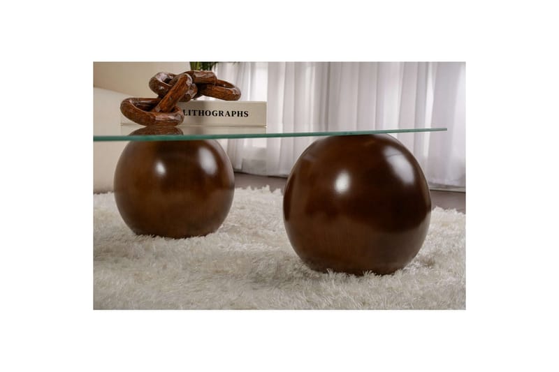 Koushik Sofabord 110 cm - Sand - Møbler - Borde - Sofabord