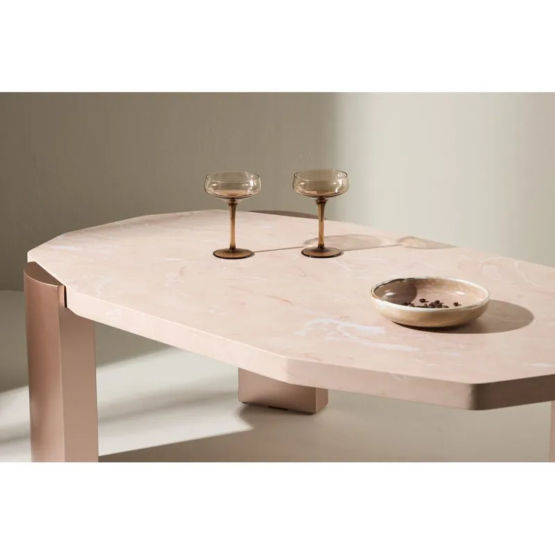 Kres Sofabord 125 cm - Rosa - Møbler - Borde - Sofabord