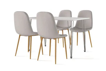 Grå - Hvid