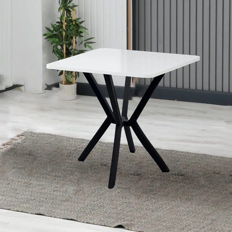 Krylor spisebord 70 cm kvadratisk - Hvid - Møbler - Borde - Spisebord og køkkenbord