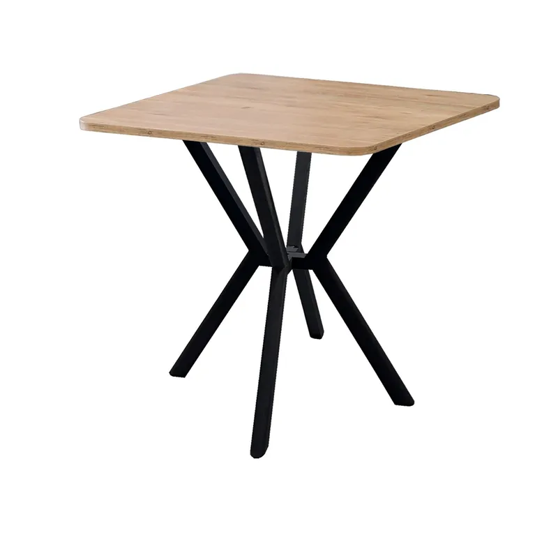 Krylor spisebord 70 cm kvadratisk, Valnød