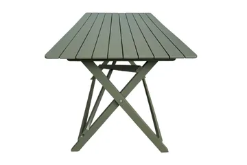 Landet spisebord udendørs - 118x70x74 cm - Grøn - Havemøbler - Havebord - Spisebord & havebord
