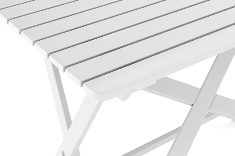 Landet spisebord udendørs - 118x70x74 cm - Hvid - Havemøbler - Havebord - Spisebord & havebord