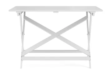 Landet spisebord udendørs - 118x70x74 cm - Hvid - Havemøbler - Havebord - Spisebord & havebord