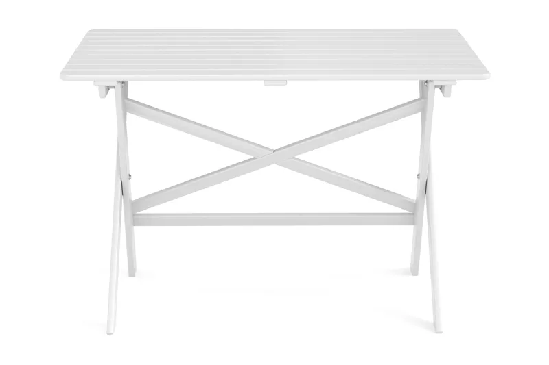 Landet Spisebord Udendørs 118x70x74 cm - Hvid - Havemøbler - Havebord - Spisebord & havebord