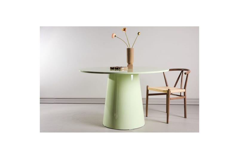Lanzo Rundt Spisebord 120 cm - Grøn - Møbler - Borde - Spisebord og køkkenbord