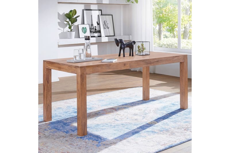 Lemahieu tæppe 120 cm - Træ / natur - Spisebord og køkkenbord