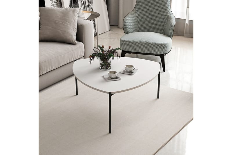 Lenny Sofabord 90 cm - Hvid - Møbler - Borde - Sofabord