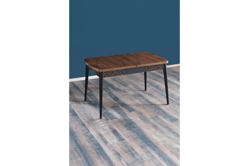 Liepene Spisebord 170 cm Rektangulær, Valnød/Sort