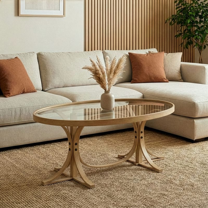 Lirena Sofabord 112 cm - Eg - Møbler - Borde - Sofabord