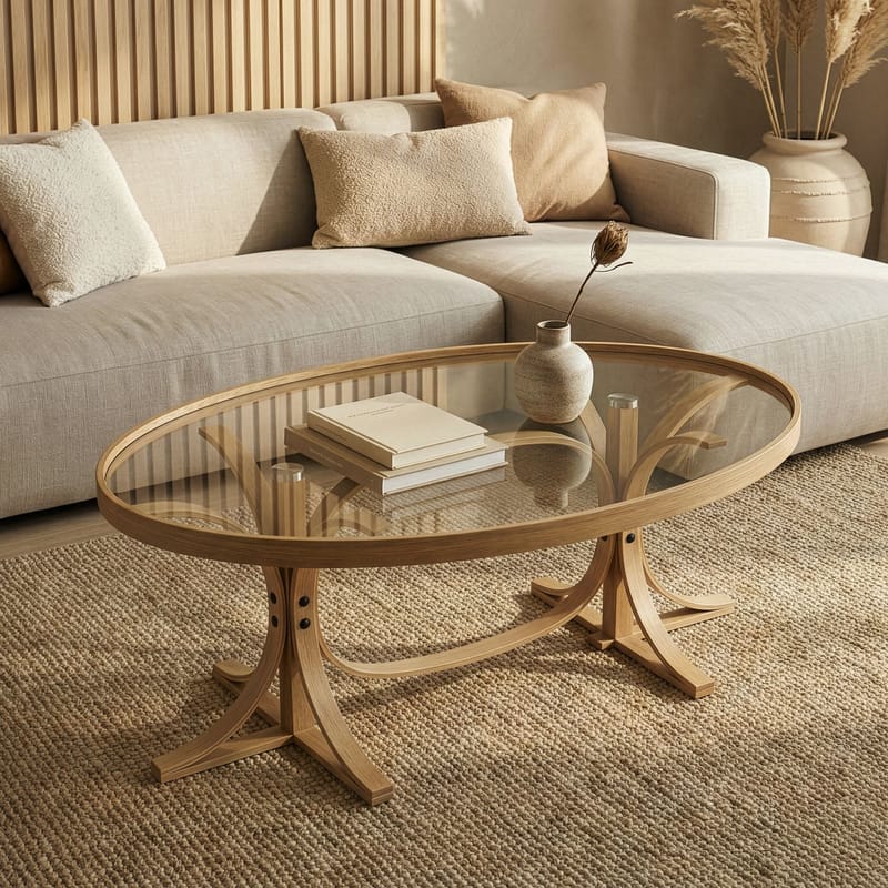 Lirena Sofabord 112 cm - Eg - Møbler - Borde - Sofabord