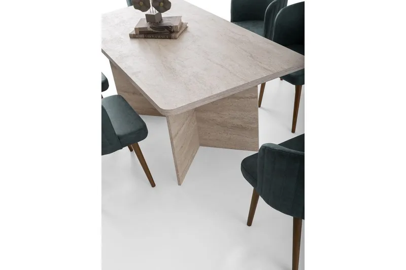 Loftia Spisebord 180 cm Rektangulær - Travertin - Møbler - Borde - Spisebord og køkkenbord