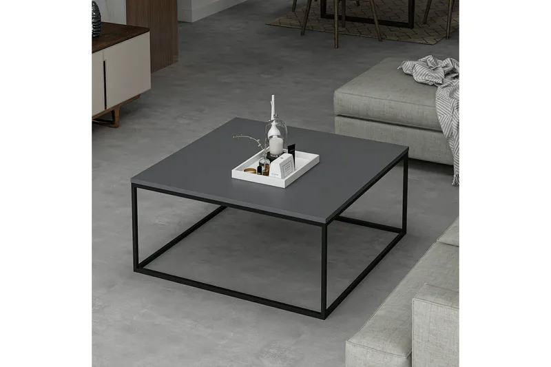 Loni Sofabord 90 cm - Antracit - Møbler - Borde - Sofabord