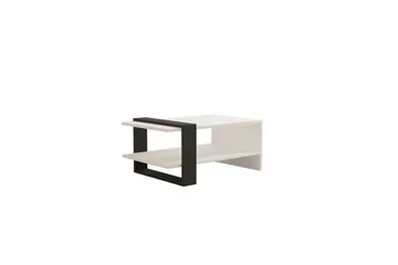 Lorva Sofabord 80 cm - Antracit/Hvid - Møbler - Borde - Sofabord