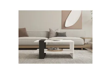 Lorva Sofabord 80 cm - Antracit/Hvid - Møbler - Borde - Sofabord