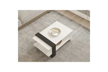 Lorva Sofabord 80 cm - Antracit/Hvid - Møbler - Borde - Sofabord