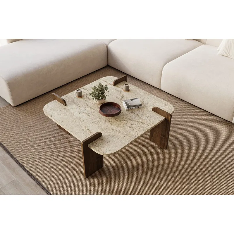 Lorvenor Sofabord 90 cm - Mørkebrun - Møbler - Borde - Sofabord