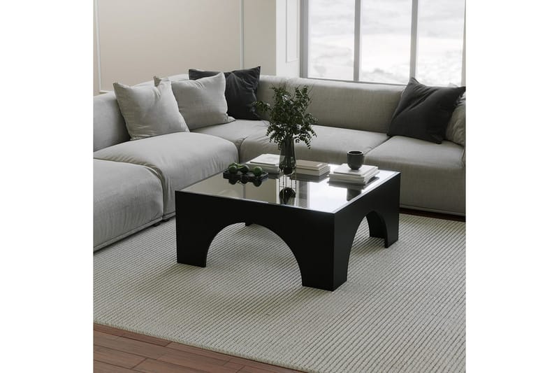 Lowan Sofabord 80 cm - Sort - Møbler - Borde - Sofabord