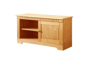 Lowboard Fritstående Tv-bord 94 cm med Opbevaring i Fyrretræ - Honningbrun - Møbler - TV borde & mediemøbler - TV-borde