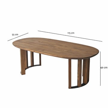 Lumor Sofabord 120x40x60 cm - Antracit - Møbler - Borde - Sofabord