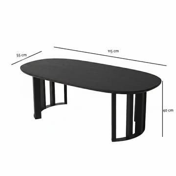 Lumor Sofabord 120x40x60 cm - Valnød - Møbler - Borde - Sofabord