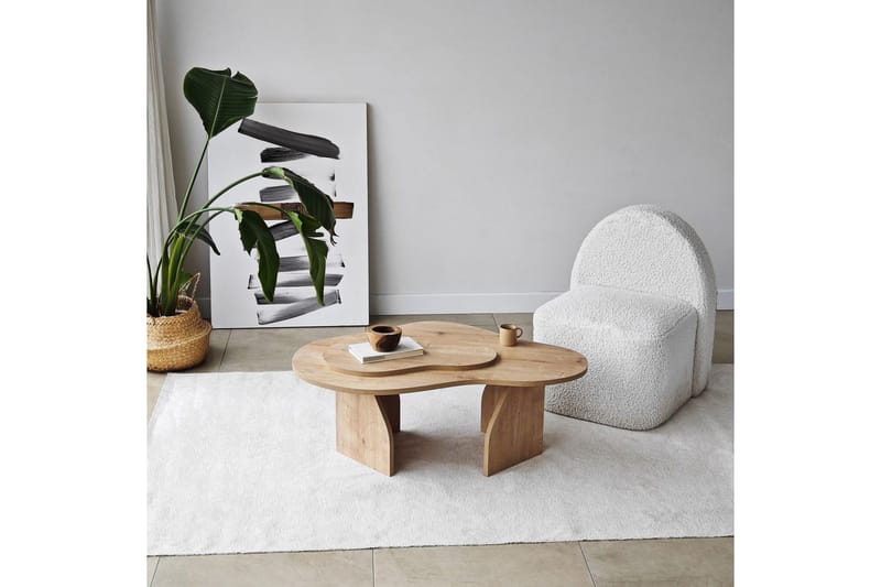 Lunor Sofabord 105 cm - Brun - Møbler - Borde - Sofabord