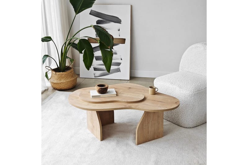 Lunor Sofabord 105 cm - Brun - Møbler - Borde - Sofabord