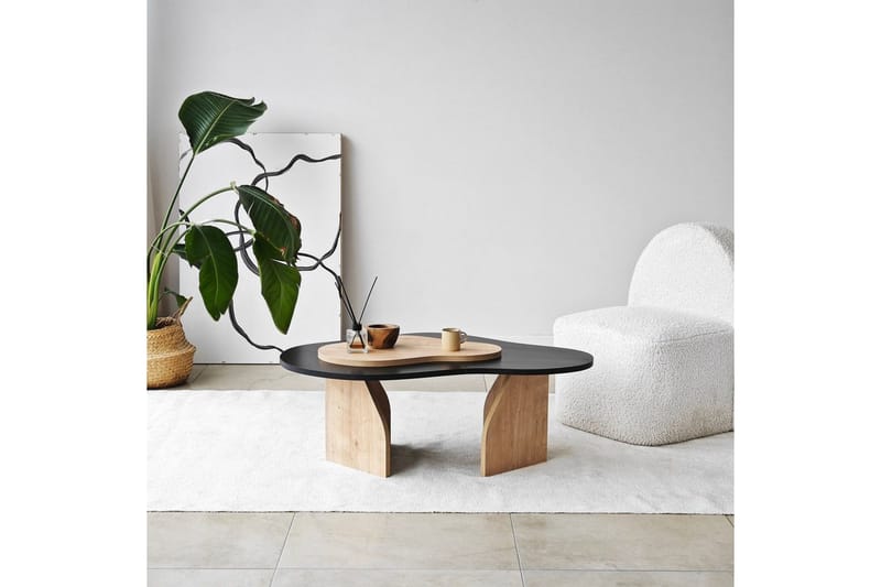 Lunor Sofabord 105 cm - Sort - Møbler - Borde - Sofabord