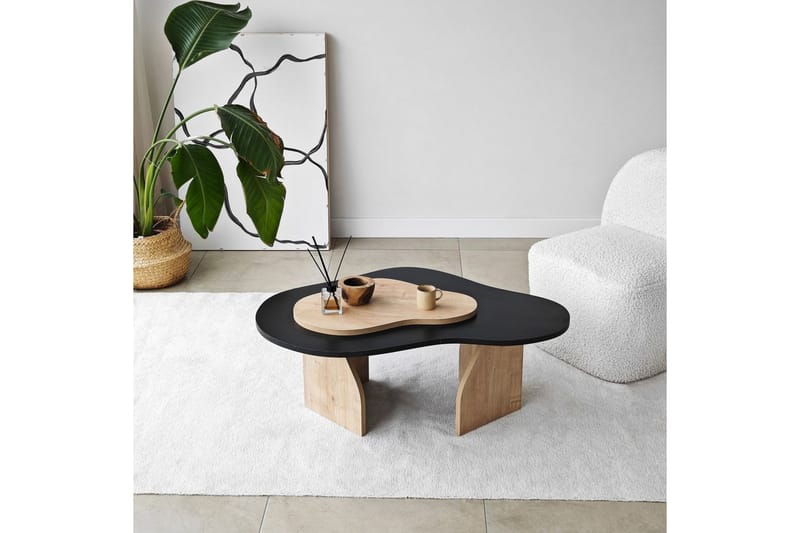 Lunor Sofabord 105 cm - Sort - Møbler - Borde - Sofabord