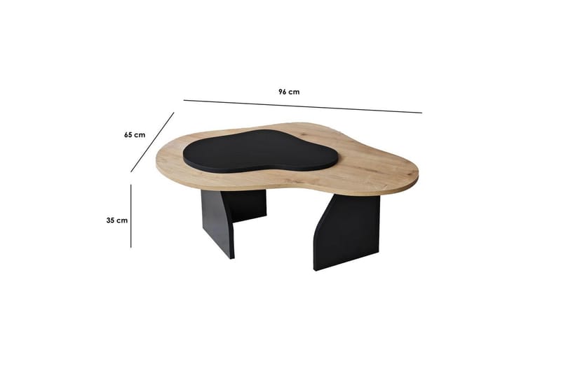 Lunor Sofabord 105 cm - Sort - Møbler - Borde - Sofabord