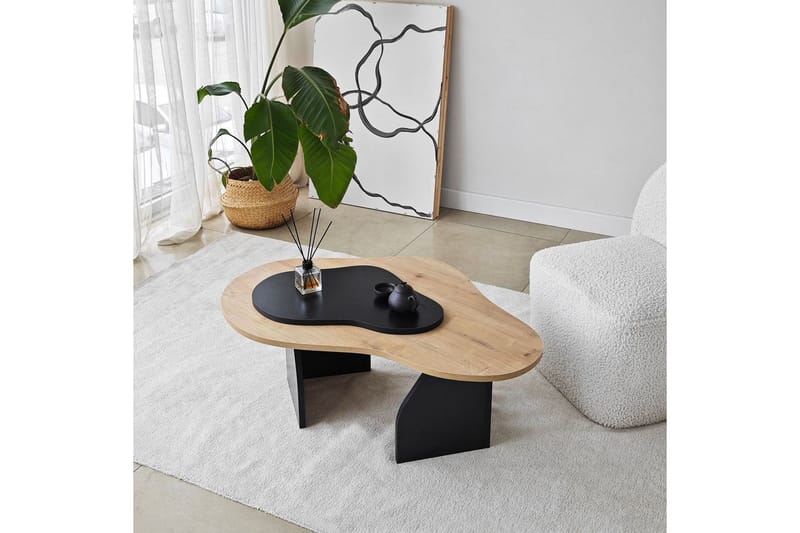Lunor Sofabord 105 cm - Sort - Møbler - Borde - Sofabord