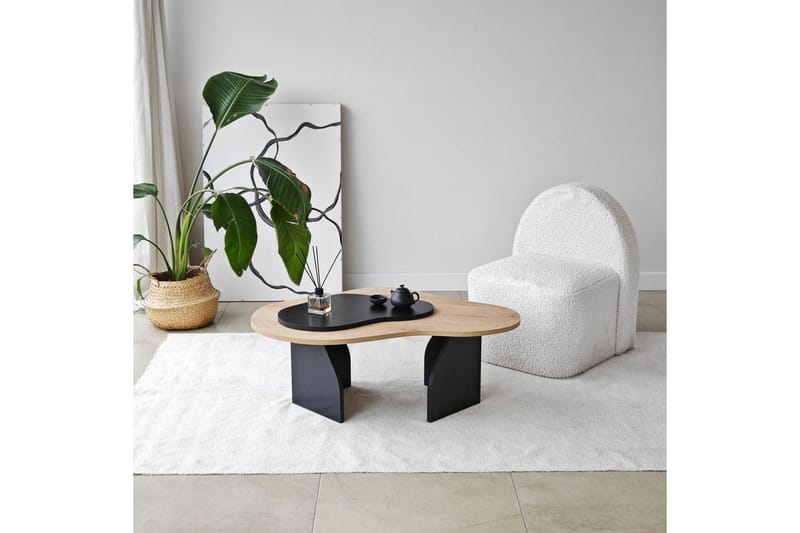 Lunor Sofabord 105 cm - Sort - Møbler - Borde - Sofabord