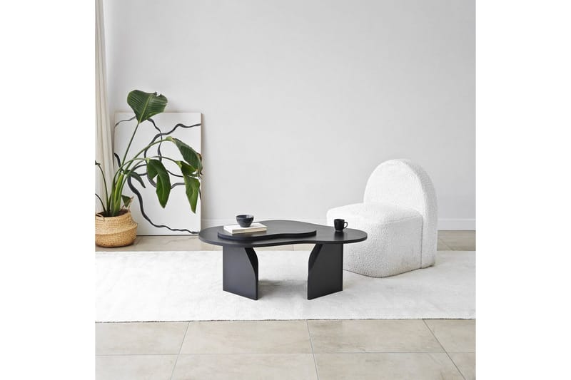 Lunor Sofabord 105 cm - Sort - Møbler - Borde - Sofabord