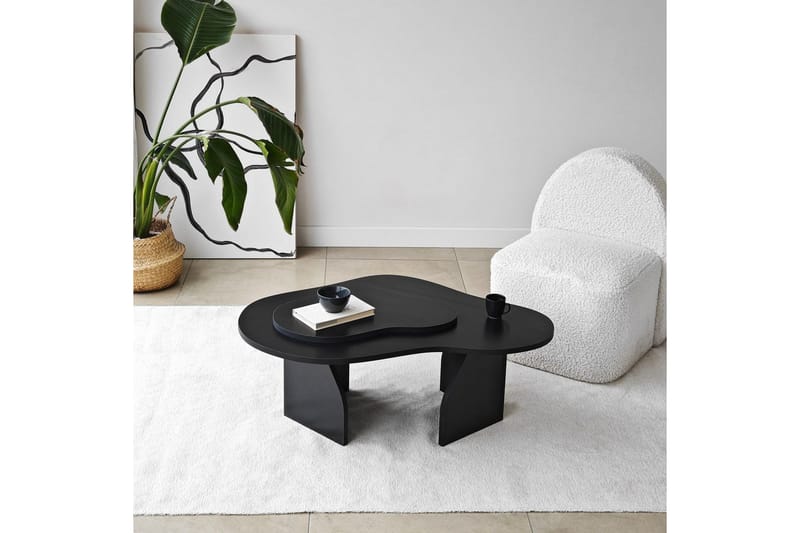Lunor Sofabord 105 cm - Sort - Møbler - Borde - Sofabord